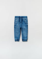Ovs Baby Boy Draw String Waist Seam Detail Jeans